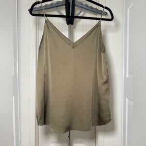 Express Green Satin-Like Top